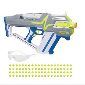 Nerf Hyper Mach-100 Fully Motorized Blaster and 80